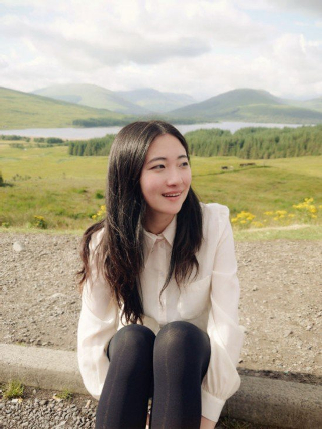 女博士美照惊艳网友否认欲征男友