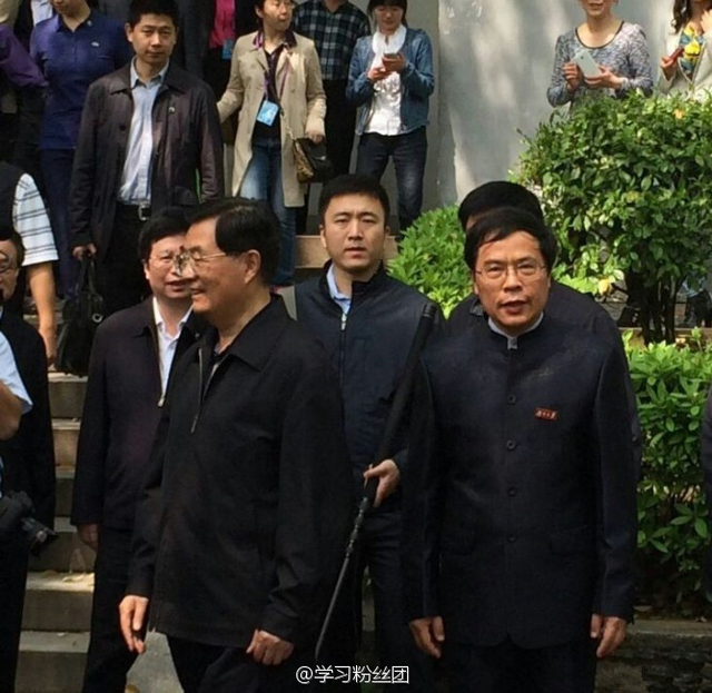 胡锦涛参观湖南大学岳麓书院