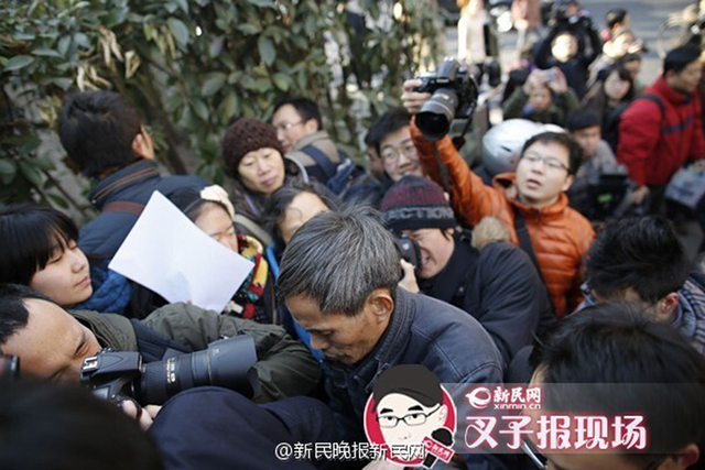 复旦投毒案二审宣判 林森浩父亲遭围堵