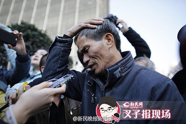 复旦投毒案二审宣判 林森浩父亲遭围堵