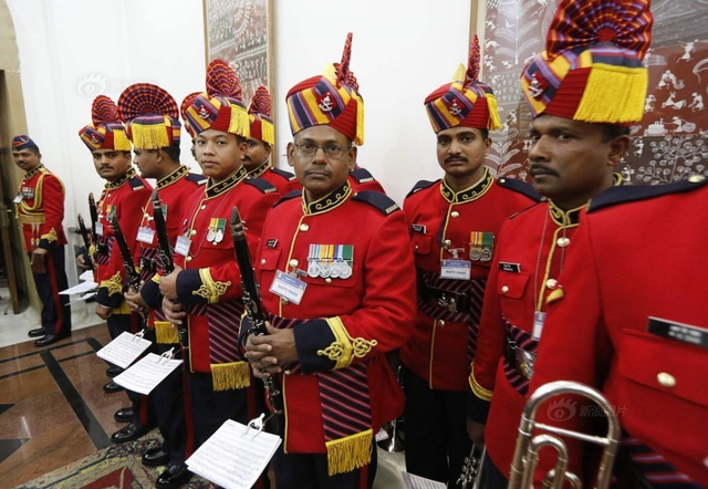 印度总统设“家宴”款待奥巴马夫妇