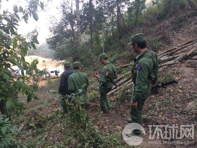 果敢同盟军与缅军交战照片