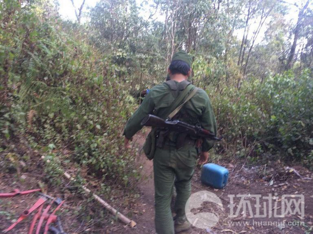 果敢同盟军与缅军交战照片