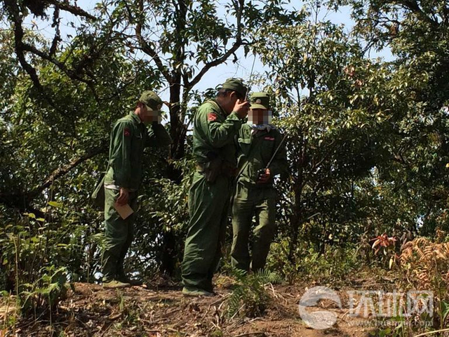 果敢同盟军与缅军交战照片