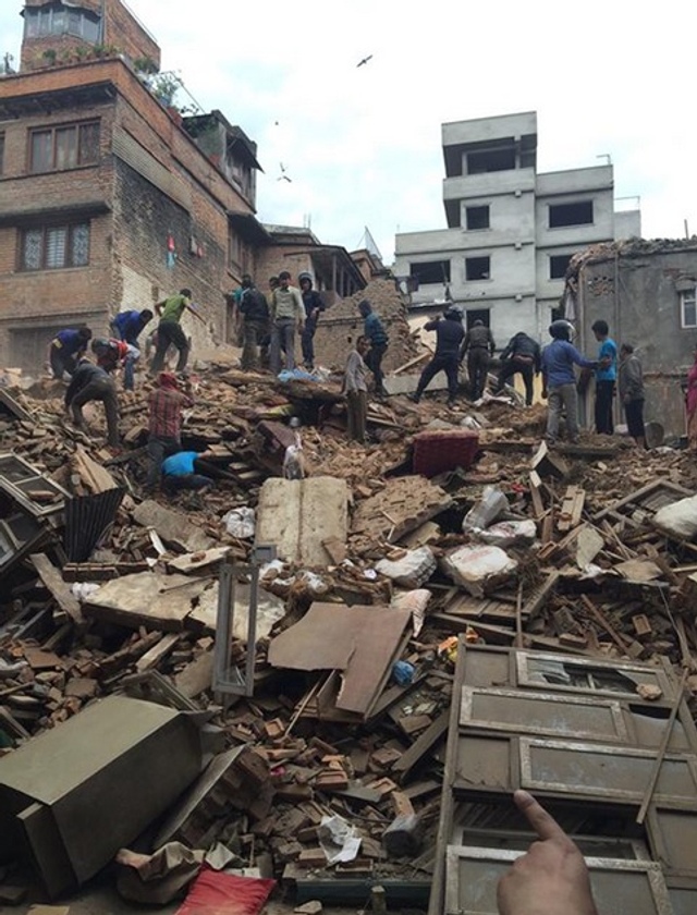 尼泊尔发生8.1级地震_新浪图片