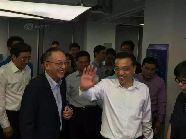 李克强现身中关村创业大街