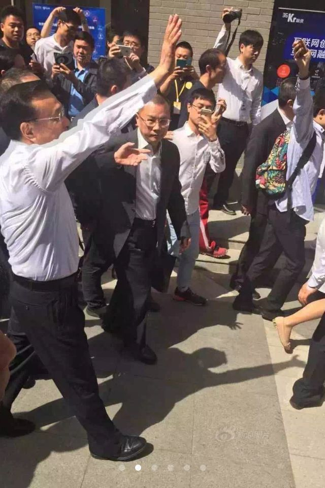 李克强现身中关村创业大街