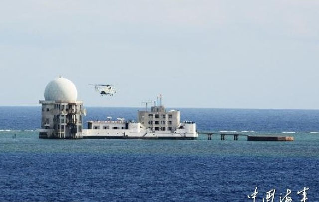 我国在南海开工建设两座大型灯塔