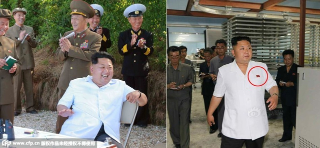 韩媒称金正恩不再佩戴金日成金正日徽章