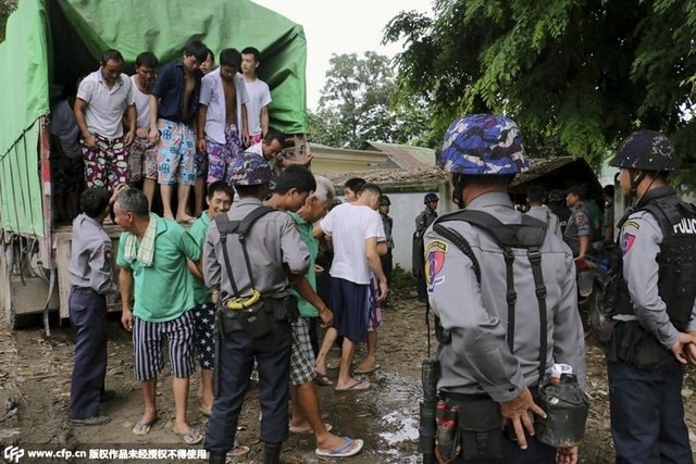 153名中国人在缅被判刑