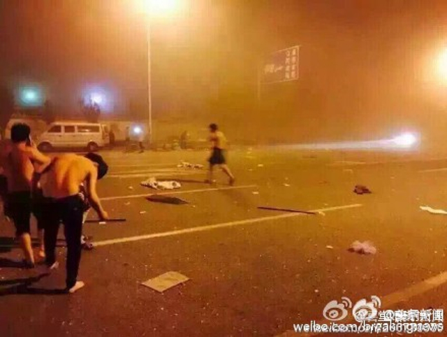 天津滨海新区深夜突发爆炸