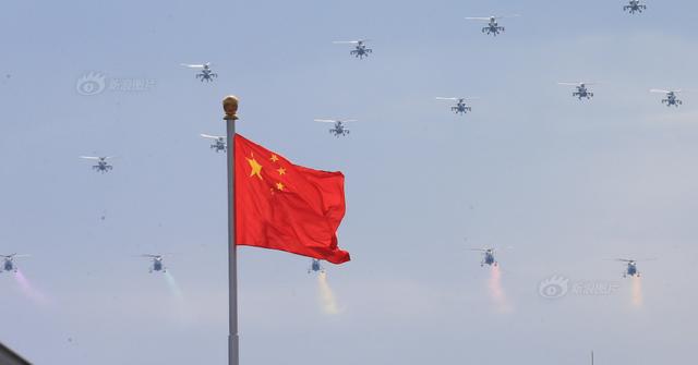 北京举行抗战胜利阅兵预演 3.5万人现场观看