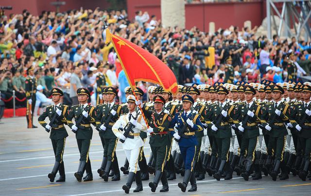 抗战阅兵预演:北京举行抗战胜利阅兵预演 3.5万余人现场观看 纪念抗战胜利大会演练