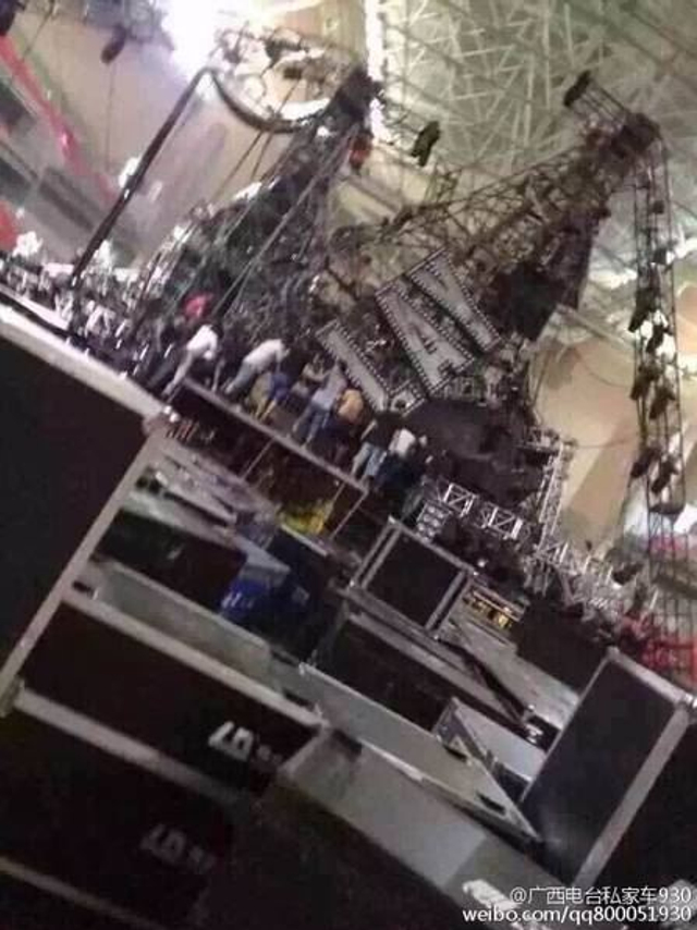 蔡依林演唱会舞台坍塌致1死13伤