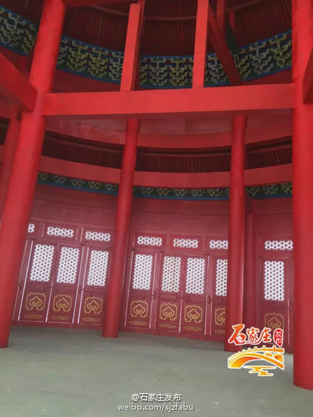 石家庄现“中西合璧”建筑 祈年殿西式大厦合体