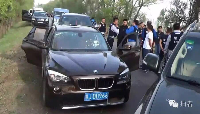 山西富商绑架案枪战现场