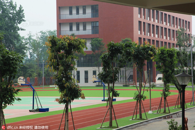 成都一小学疑现毒跑道