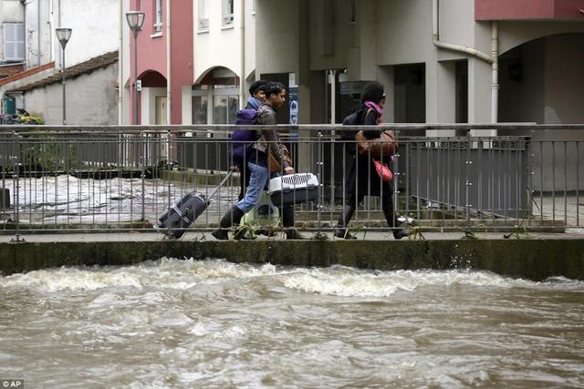 法国大暴雨：卢浮宫被淹了城堡也被淹了
