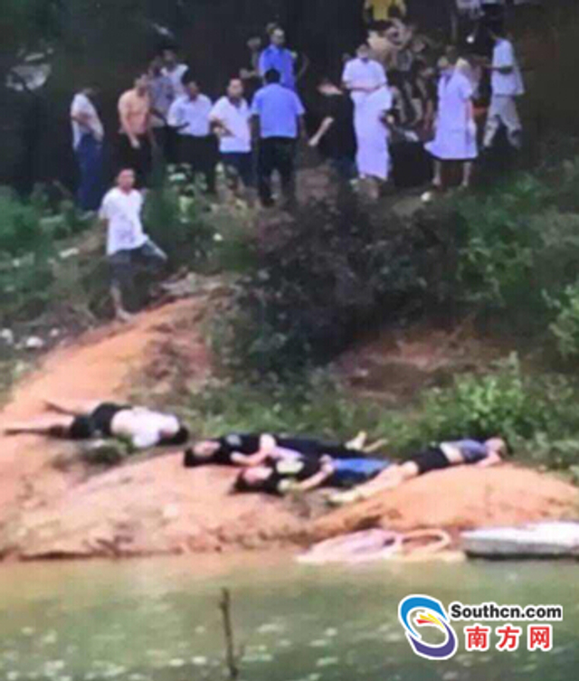 广东3男1女刚高考完就玩水溺亡