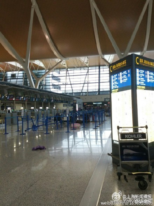 上海浦东机场疑似发生爆炸事件