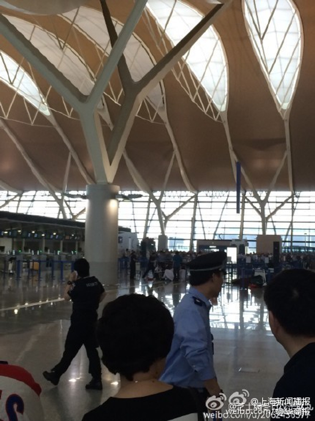 上海浦东机场疑似发生爆炸事件