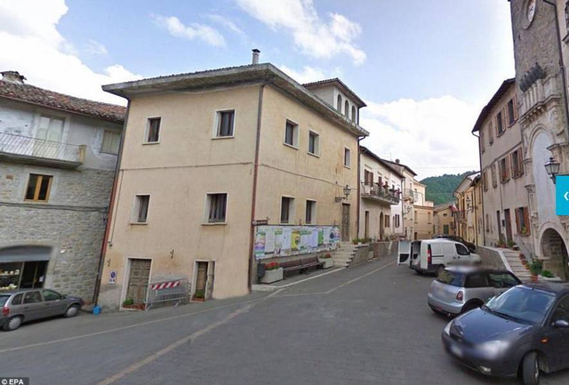 意大利地震前后对比照