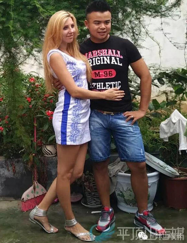 河南小伙娶23岁乌克兰美女 相识俩月领证