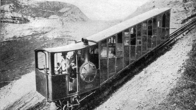 世界最陡铁路 运行120年零事故