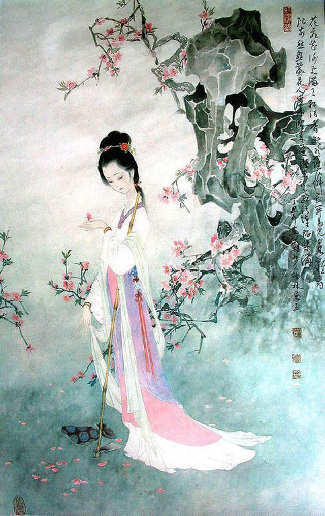【文化典藏】黛玉葬花 (来自:马宝林的博客)