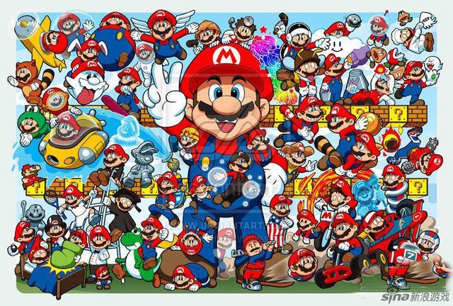 各种造型雷倒众生 玩家无敌恶搞马里奥