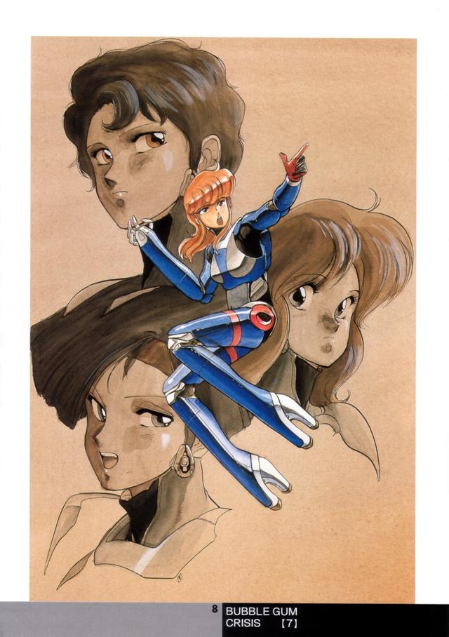 Delivery Free]1980s GALL FORCE Anime-V Cover Only Cut-Out