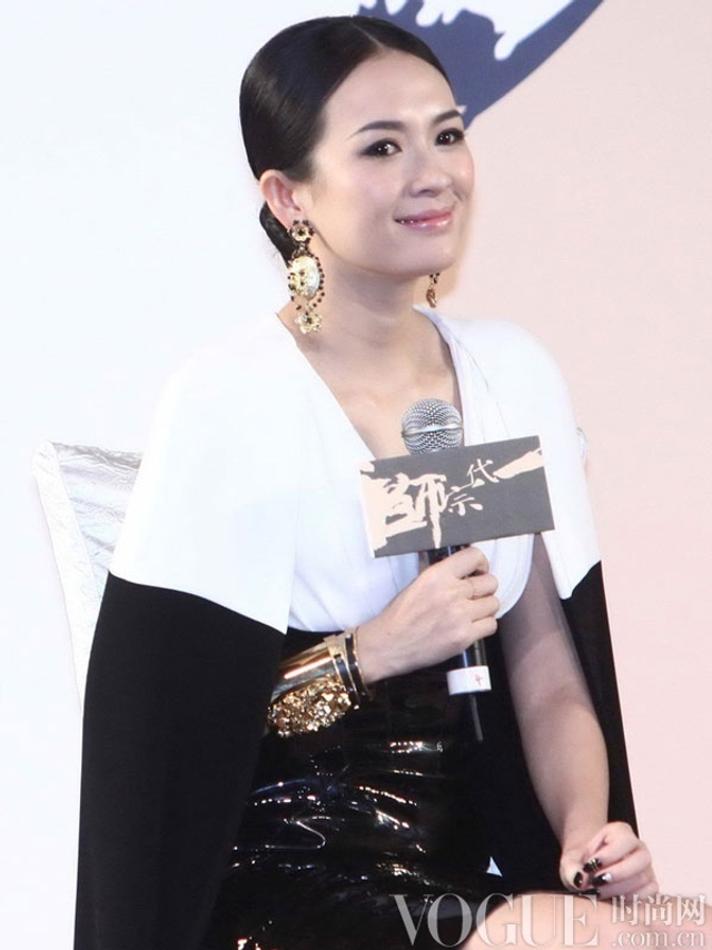 耳畔生辉 小女人章子怡偏爱大耳环
