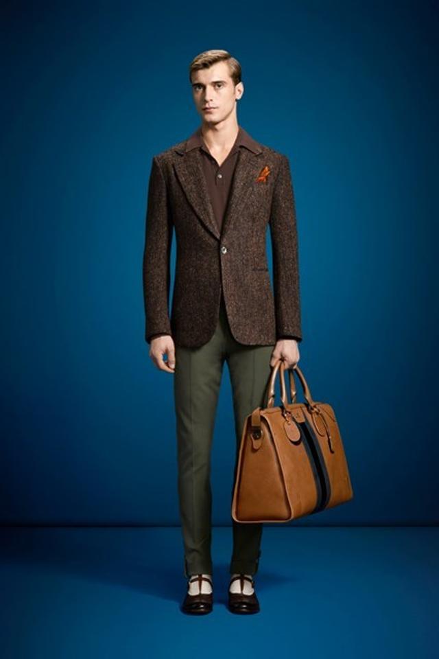 Gucci推出奢华定制男装