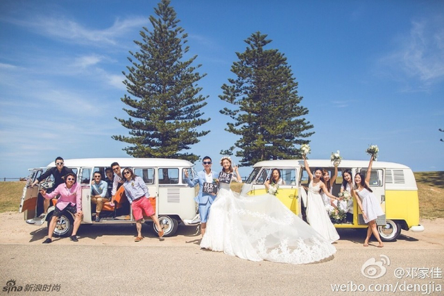 邓家佳婚礼现场浪漫温馨