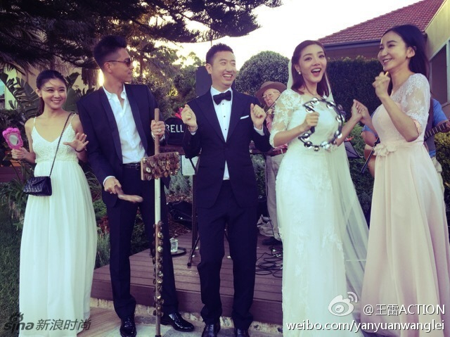 邓家佳婚礼现场浪漫温馨