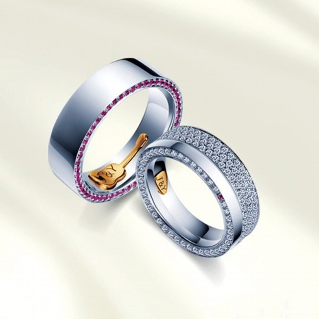 Angelababy曝光巨钻婚戒 明星