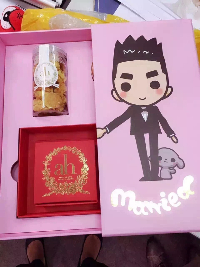 黄晓明Angelababy大婚礼盒曝光