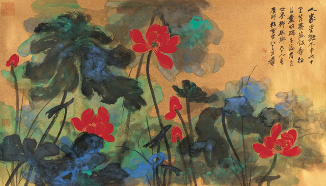 张大千作品欣赏