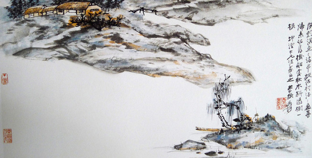 张大千作品欣赏