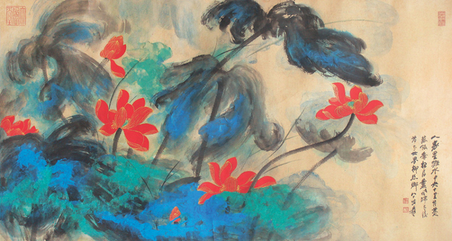 张大千作品欣赏