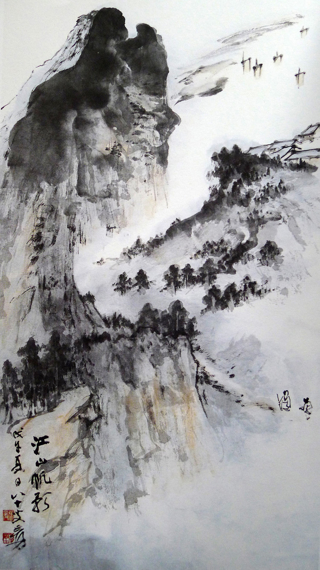 张大千作品欣赏