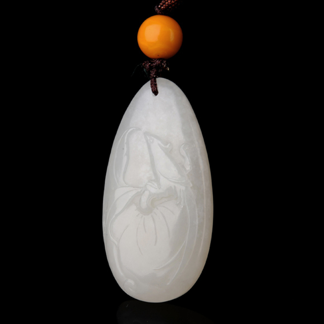 94寿带鸟 新疆和田玉籽料白玉  无底价