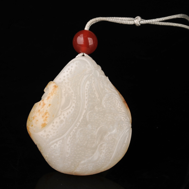 96独籽小挂件 新疆和田玉籽料白玉  无底价