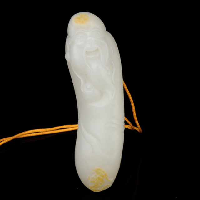 150金榜题名 材质：新疆和田玉籽料白玉
