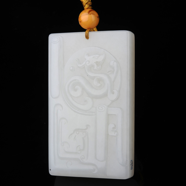 181弥勒 材质：新疆和田玉籽料白玉 (3)