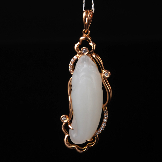 181弥勒 材质：新疆和田玉籽料白玉 (5)