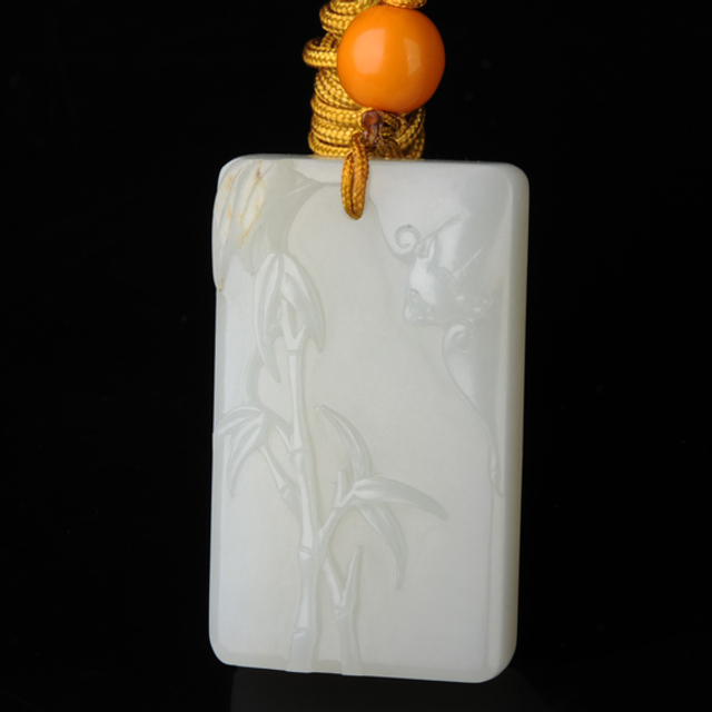 197　祝福　材质：新疆和田玉籽料白玉