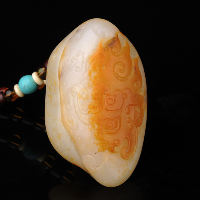 188仿古兽面 张敏涛 杨肖斌 新疆和田玉