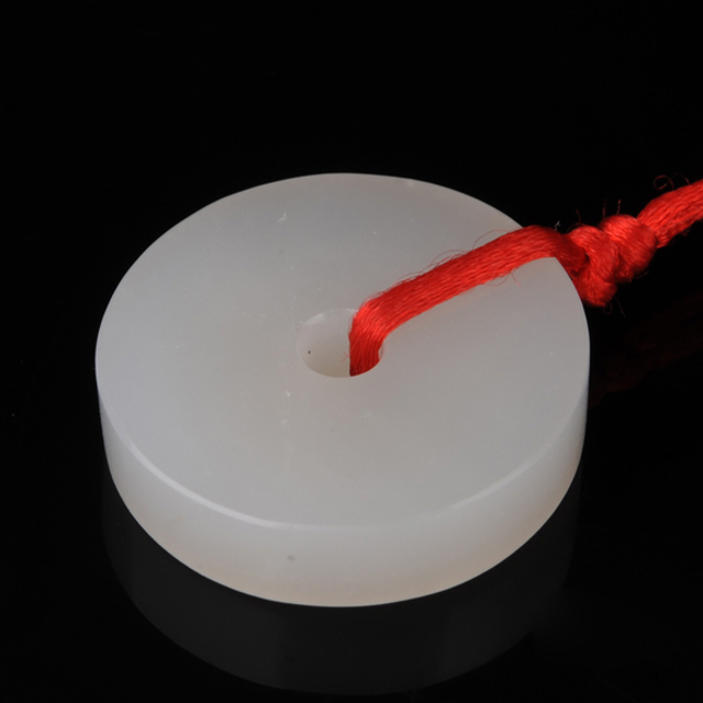 244平安扣　材质：新疆和田玉籽料白玉 无底价