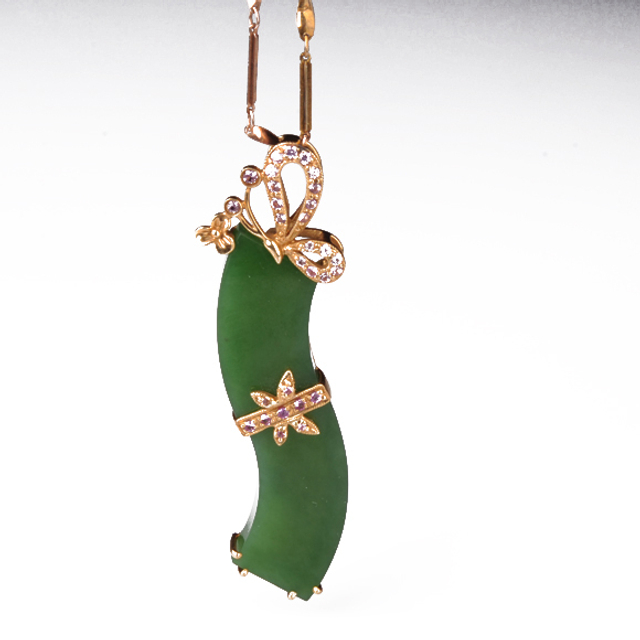 212 吊坠 和田玉籽料碧玉ＲＭＢ4,000